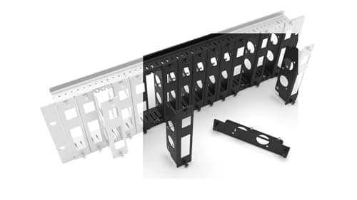 Image of Set of 4 Extra Brackets for Raspberry Pi Rack Mount 19 inch 3U to Expand from 12 Units to 16 Units All Models B (1-4) & Raspberry Pi 5