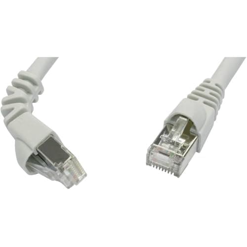 Image of Telegärtner Cat.7 MP8 FS 600 LSZH 3.0m; 1x90-degrees networking cable Grey 3 m