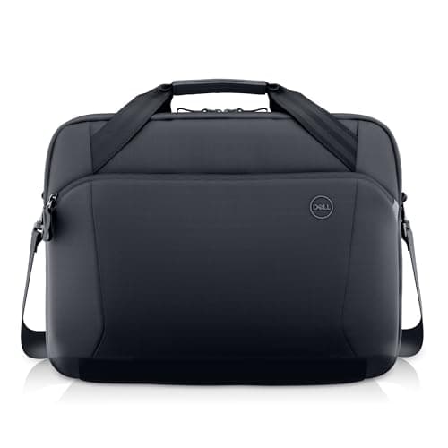 Image of Dell EcoLoop Pro Slim Briefcase 15'' – Eco-Friendly Slim Laptop Briefcase with 360° Protection and Weather Resistance, Fits Laptops up to 15.6", Black