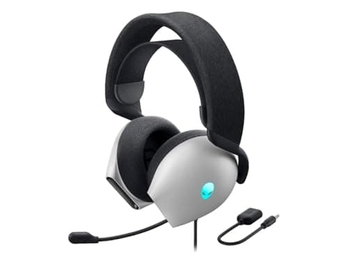 Image of Dell Alienware AW520H Wired USB/3.5mm Gaming Headset/Headphones - Lunar Light
