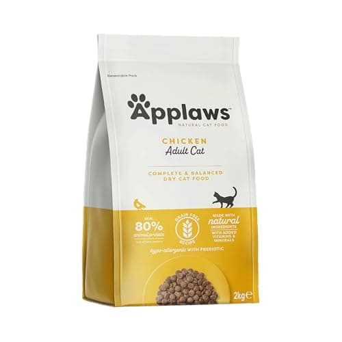 Image of Applaws Complete Natural and Grain Free Dry Adult Cat Food, Chicken, 2 kg Bag