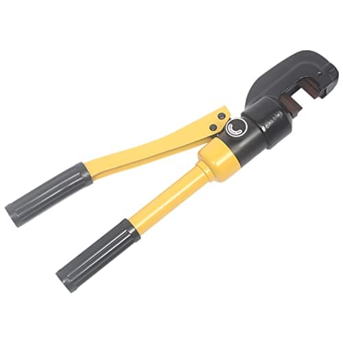 Image of Hydraulic Bolt Cutter, 13 Ton Rebar Cutter Heavy Duty, Handheld Steel Rebar Cutter Steel, Hydraulic Bolt Cutter 4-22mm, Handheld Hydraulic Rebar Cutter Tool with Allen Wrench, Yellow