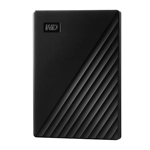 Image of WD 2TB My Passport portable external storage, external hard drive, USB 3.0, portable HDD with software for device management, backup and password protection, works with PC, Xbox &Playstation, Black