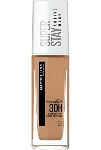 Image of Maybelline New York Foundation, Superstay Active Wear 30 Hour Long-Lasting Liquid Foundation, Lightweight Feel, Water, Sweat and Transfer Resistant, 30 ml, Shade: 32, Golden