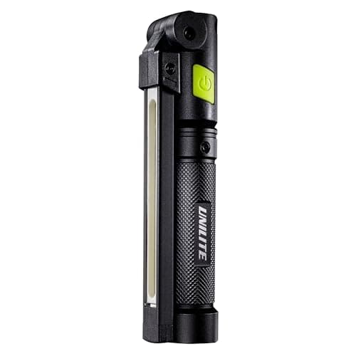 Image of Unilite IL-925R Rechargeable LED Inspection Light 925 Lumens, Folding Magnetic Work Light, USB-C Charging, Shock & Water Resistant, Aluminum Body
