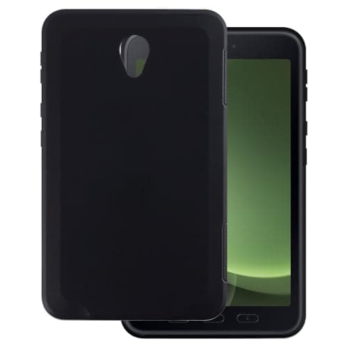 Image of OAGELIM Case Compatible with Samsung Galaxy Tab Active 3 SM-T575 LTE 4G 8.0 2020, Lightweight Soft TPU, Anti-Scratch Ultra Slim Protective Tablet Cover, Shockproof Shell Impact Resistant(Black)