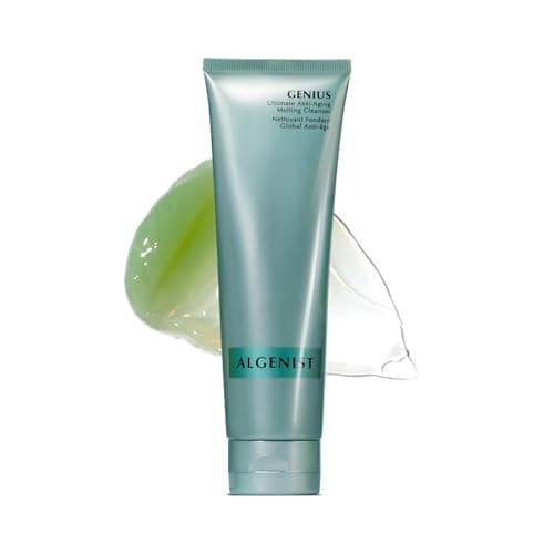 Image of Algenist GENIUS Ultimate Anti-Aging Melting Cleanser - Milky Cleansing Oil for Makeup Removal with Avocado & Microalgae Oil - Non-Comedogenic & Hypoallergenic Skincare (150ml / 5oz)
