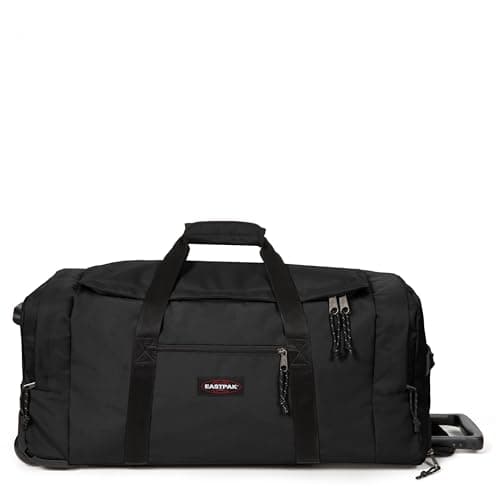 Image of Eastpak Leatherface L + Wheeled Luggage, 86.5 x 36.5 x 38 cm, 104 L - Black (Black)
