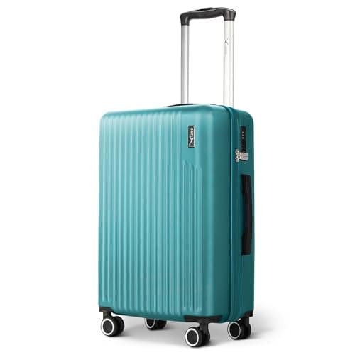 Image of LUGG 20inch Vacay Suitcase ABS Luggage with TSA Indent Lock, Aluminium Trolley Handle, 360° Spinner Wheels, Water-Resistant & Durable Material - Airline Compatible (55 x 23 x 35cm)