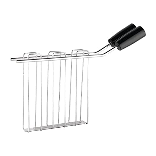Image of Rowlett Sandwich Cage (Pack of 2), Stainless Steel & Black Handles, Fits all Rowlett & Dualit Vario Toasters, Dimensions: 201.5(H) x 52(W) x 269.3(D) mm, Creates Toasties in Toaster, FS746