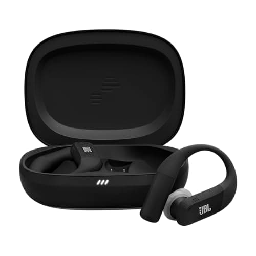 Image of JBL Endurance Peak 4 Noise Cancelling In-Ear True Wireless Sport Earbuds with Bluetooth, 48-Hour Battery Life, TwistLock Secure Fit, IP68 Waterproof & Dustproof, JBL Pure Bass Sound, Black & Grey