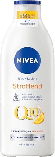 Image of NIVEA Q10 Body Lotion Firming Lotion for Firmer Skin & Improved Elasticity in 10 Days, Body Cream with 99.5% Pure Q10, Vitamin C & Pleasant Orange Fragrance (400 ml)