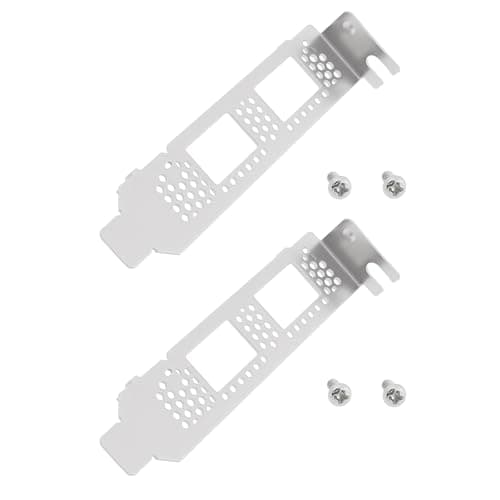 Image of Briny River 2pcs Network Card Low Profile Bracket Compatible with Mellanox MCX4121A-ACAT ConnectX-4 Lx 25GbE Ethernet