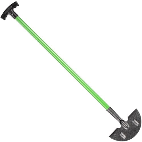 Image of Hardys Garden Tools | Carbon Steel Lawn Edging Border Cutter & Garden Edging Tool | Half Moon Lawn Edger & Edge Trimmer with Head Step | T Handle 91cm