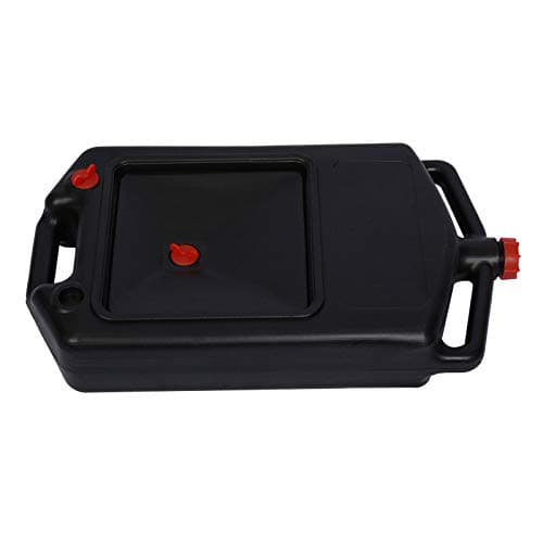 Image of WilTec Oil Drain Pan Oil Tray Plastic Oil Catcher Oil Change Can Waste Oil Container 8L