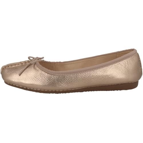 Image of Clarks Freckle Ice Womens Copper Metallic, 7.5