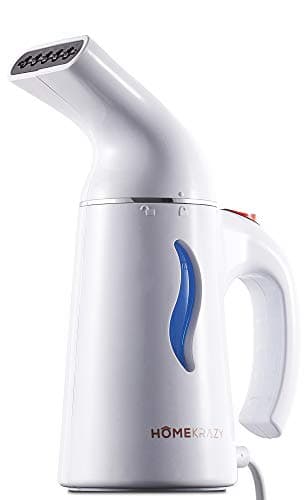 Image of Clothes Steamer Handheld - Garment Steamer for Clothes - Hand-Held Steamer Portable - Lightweight Hand Steamer - Travel Steamer - White - 130 ml Tank