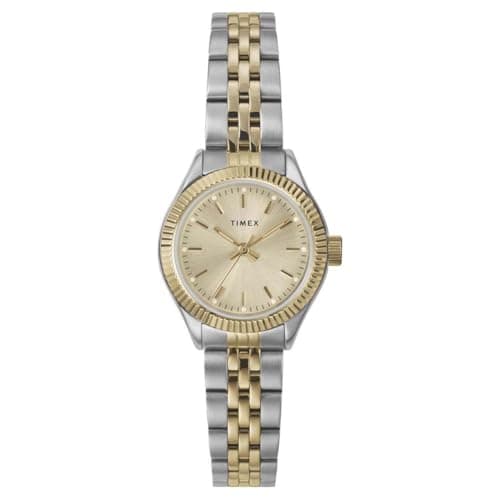 Image of Timex Women's Trend 25 mm Watch - Two-Tone Stainless Steel Bracelet with Gold-Tone Dial and Two-Tone Case TW2W90900