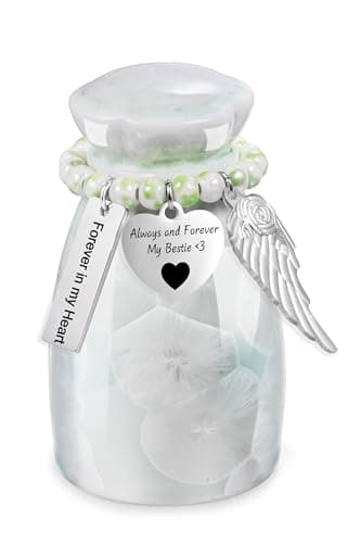 Image of Cremation Urns for Dog Cat Ashes, Small Ceramic Keepsake Urn with Personalised Tag - Memorial Sympathy Gift for Pet Loss, Decorative Vase with Soft Colour Glaze