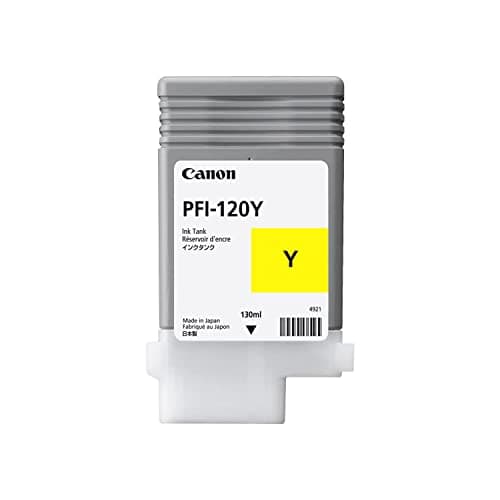 Image of Canon PFI-120Y Pigment Yellow Ink Tank 130ml by CES Imaging