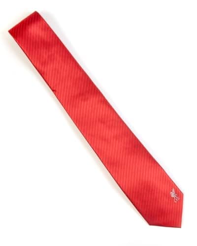 Image of Liverpool FC Red Stripe Neck Tie - Official Football Gift, LFC, Men's Gift