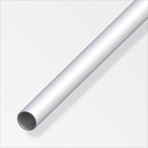 Image of Round Tube 1m x 8mm x 1mm - Silver Anodised Aluminium
