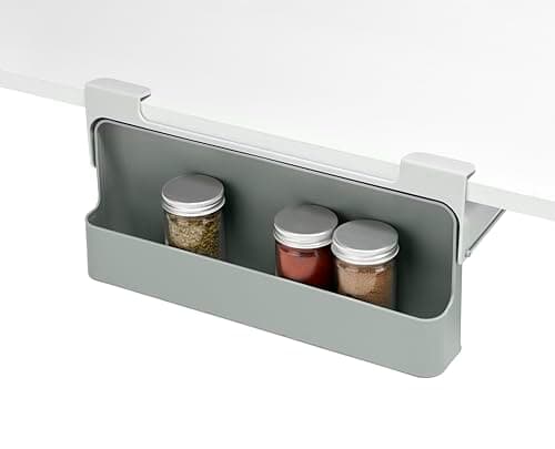 Image of Joseph Joseph CupboardStore Under-Shelf Spice Rack, Kitchen Space Saving Organiser, Recycled Plastic