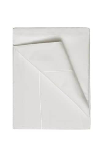 Image of Belledorm Egyptian Cotton Flat Sheet - 400 Thread Count - Can be used as a top sheet or bottom sheet (King Size, Ivory)