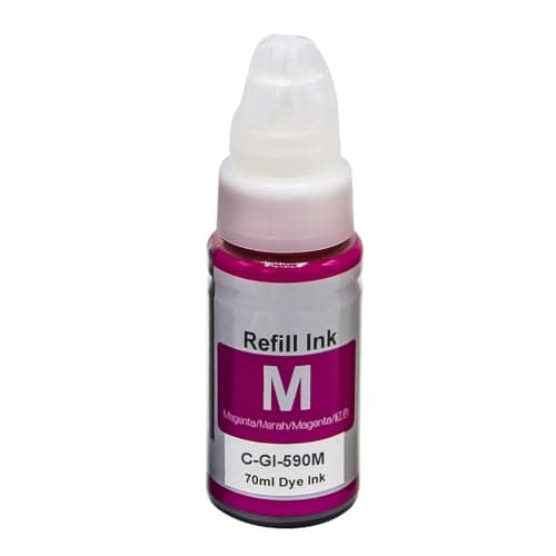 Image of Go Inks Compatible GI-590 Magenta Ink Bottle - 1 Pack 70ml Replacement for use with Canon PIXMA G1510 G2510 G3510 G4510 G3500 G2500 G1500 G4500 G1501 G2501 G3501 G4511