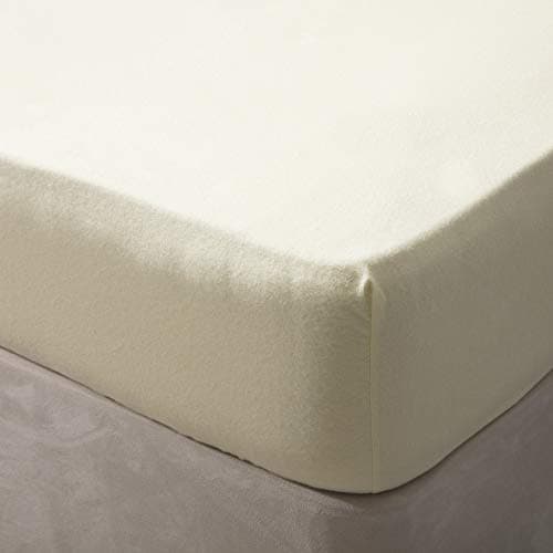 Image of Belledorm Jersey Cotton Fitted Sheet (Single) (Ivory)
