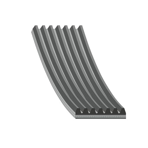 Image of Febi Bilstein 176708 V-ribbed Belt, 7PK1687, Rib Count 7, Pack of 1