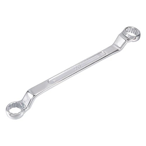 Image of sourcing map 16mm x 18mm Metric 12 Point Offset Double Box End Wrench Chrome Plated, Cr-V Steel