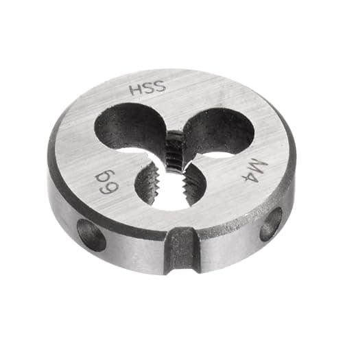 Image of sourcing map Round Threading Dies, Metric M4 x 0.7 Thread (Right Hand), High Speed Steel (HSS) Screw Cutting Die Repair Tool