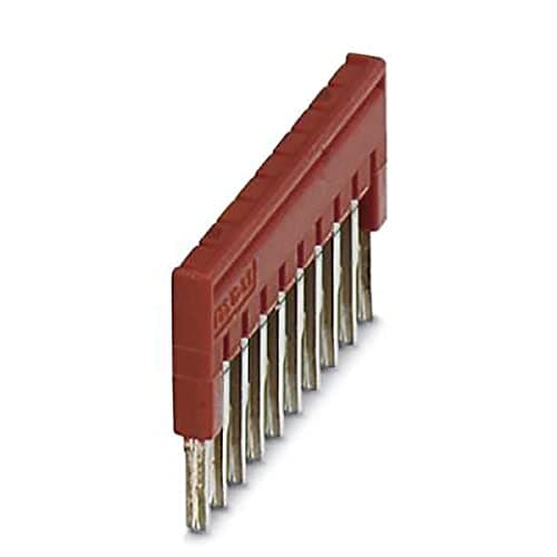 Image of PHOENIX CONTACT FBS 10-3.5 Plug-In Bridge, 3.5 mm Pitching, 10 Pins, Red