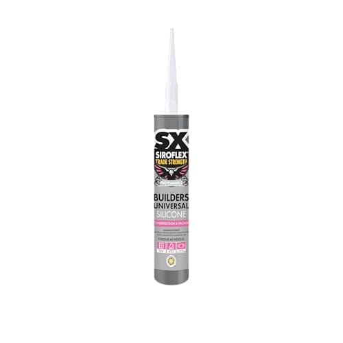 Image of SX Siroflex Builders Universal Silicone Clear – Low Modulus Neutral Curing Odourless Providing Adhesion and Resistance to UV Weather – 310ml