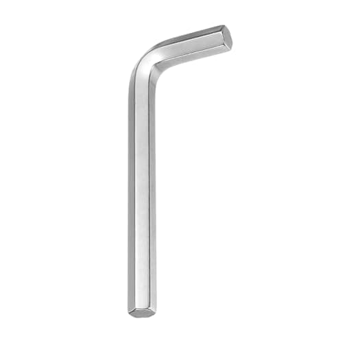 Image of sourcing map Hex Key Wrench 7/16" 45# Carbon Steel L-Shape Hexagon SAE Wrenches Repairing Tool for Home DIY Bike Motorcycle Repair, Silver Tone