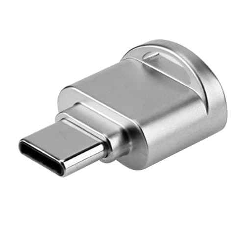 Image of SD Card Reader, Micro SD Card Reader, USB C Micro SD SDHC Adapter, Micro USB OTG to USB 3.1 Adapter,USB-C to TF/micro SD Card Reader, Adapter OTG USB 3.0 for for Window MacBook OS X Android (Silver)