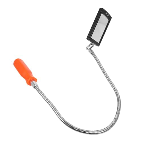 Image of GETAJGHSD Flexible Telescoping Inspection Mirror with Mirror Adjustable Bendable Auto Mechanic Tool for Vehicle Underside and Interior Wall Inspection Design for Precise Viewing