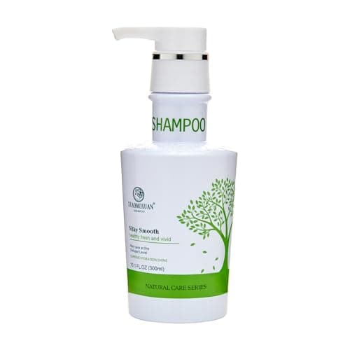 Image of Xiaomoxuan Moisturising Shampoo with Organic Tea Tree Oil for All Hair Types - Deep Cleansing for Dry, Itchy or Oily Scalp, Vegan, Paraben & Sulphate-Free Formula, 300ml