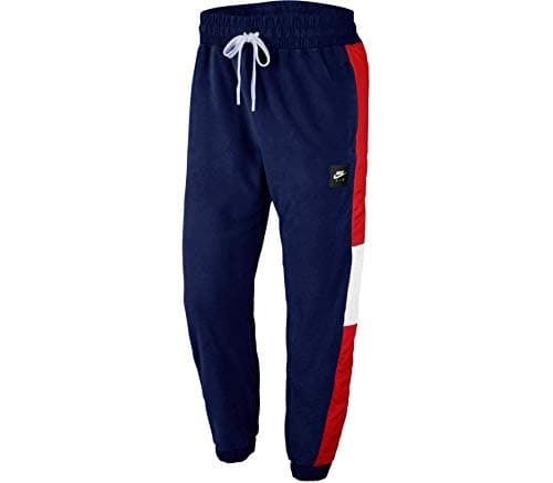 Image of Nike NSW Air Pant Mix Ssnl Sport Trousers - Blue Void/University Red/White/Black, M