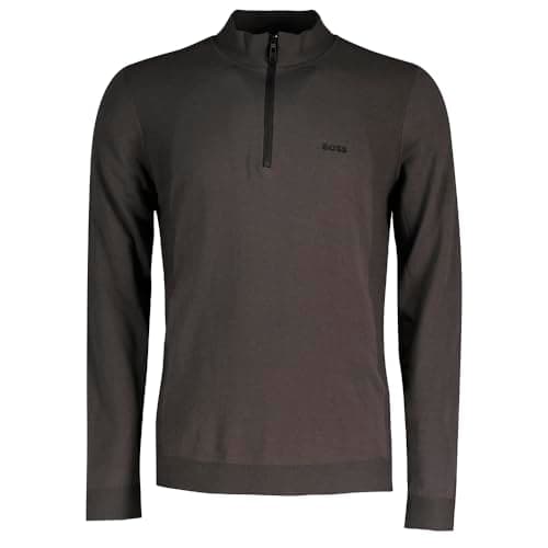Image of BOSS Men's K_Momentum-lite Mn Knitted Sweater, 027dark Grey, L