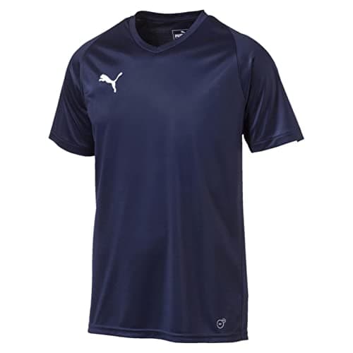 Image of PUMJV|#Puma Men LIGA Jersey Core Jersey - Peacoat-Puma White, S