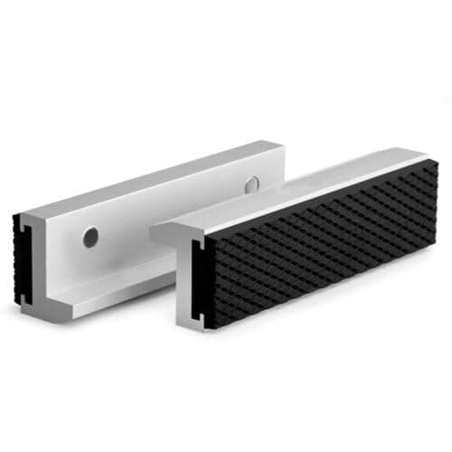 Image of Magnetic VICE Jaws Pair Engineers Bench VICE Rubber Grip Soft Pads 6" 150mm