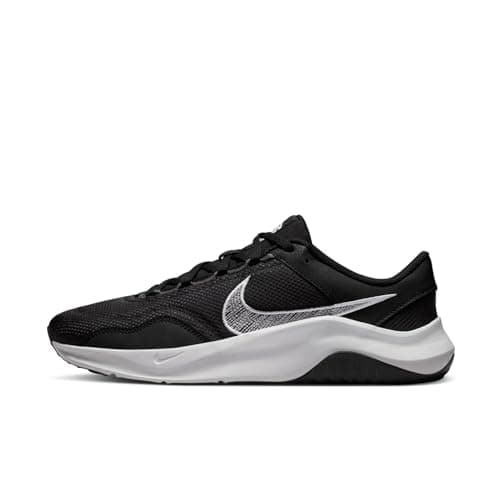 Image of NIKE Men's Legend Essential 3 Sneaker, Black/White-Iron Grey, 10.5 UK