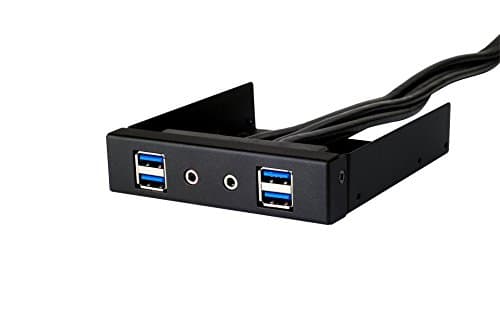 Image of SilverStone SST-FP32B-E Front Panel 3.5 Inches 4x USB 3.0 with HD Audio Black