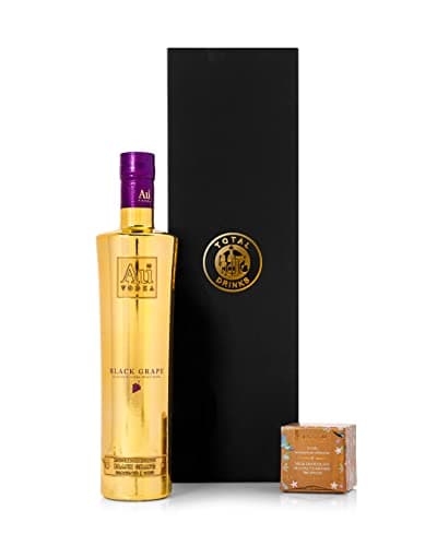 Image of AU Vodka Black Grape 70cl & Chocolate Truffle Gift Box