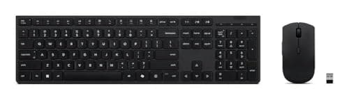 Image of Lenovo Professional Wireless Rechargeable Combo Keyboard and Mouse -US English