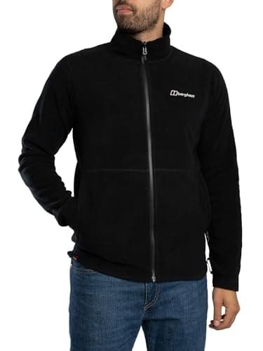 Image of Berghaus Men's Prism Micro Polartec Fleece Full Zip Jacket Fleece Full Zip, Black, 3XL