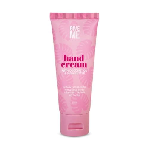 Image of Give Me Cosmetics Coconut Oil & Shea Butter Hand Cream, 24 Hour Moisture, Lightwieght, Moisturising & Quick Absorbing Formula, for Dry to Severely Dry Hands