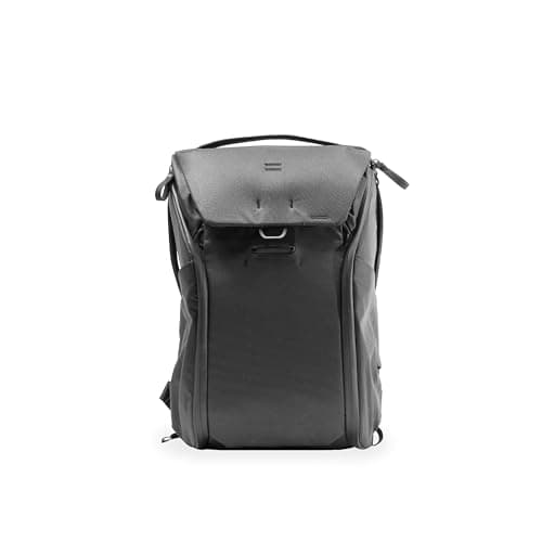 Image of Peak Design Everyday Backpack 30L, Black, MagLatch Top, Dual Side Access, FlexFold Dividers, Fits 15" or 16" Laptop, For Camera Carry, Daily Commutes or Travel, Versatile Backpack for Men and Women